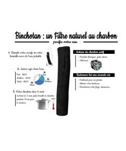 Binchotan - Bâtonnets de charbon, 1 paire